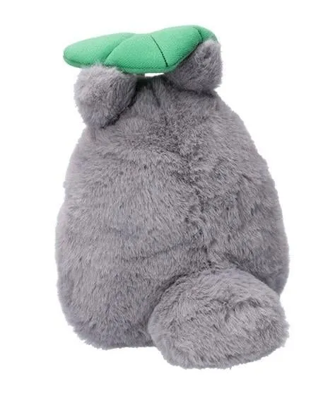 MY NEIGHBOUR TOTORO - Grey Totoro with leaf - Nakayoshi Plush